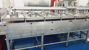 Shrimp glazing equipment